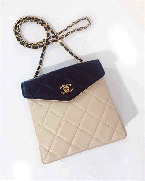 chanel two tone flap twist|fashionphile Chanel flap.